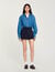 Skort mit originellen Schlaufen 
