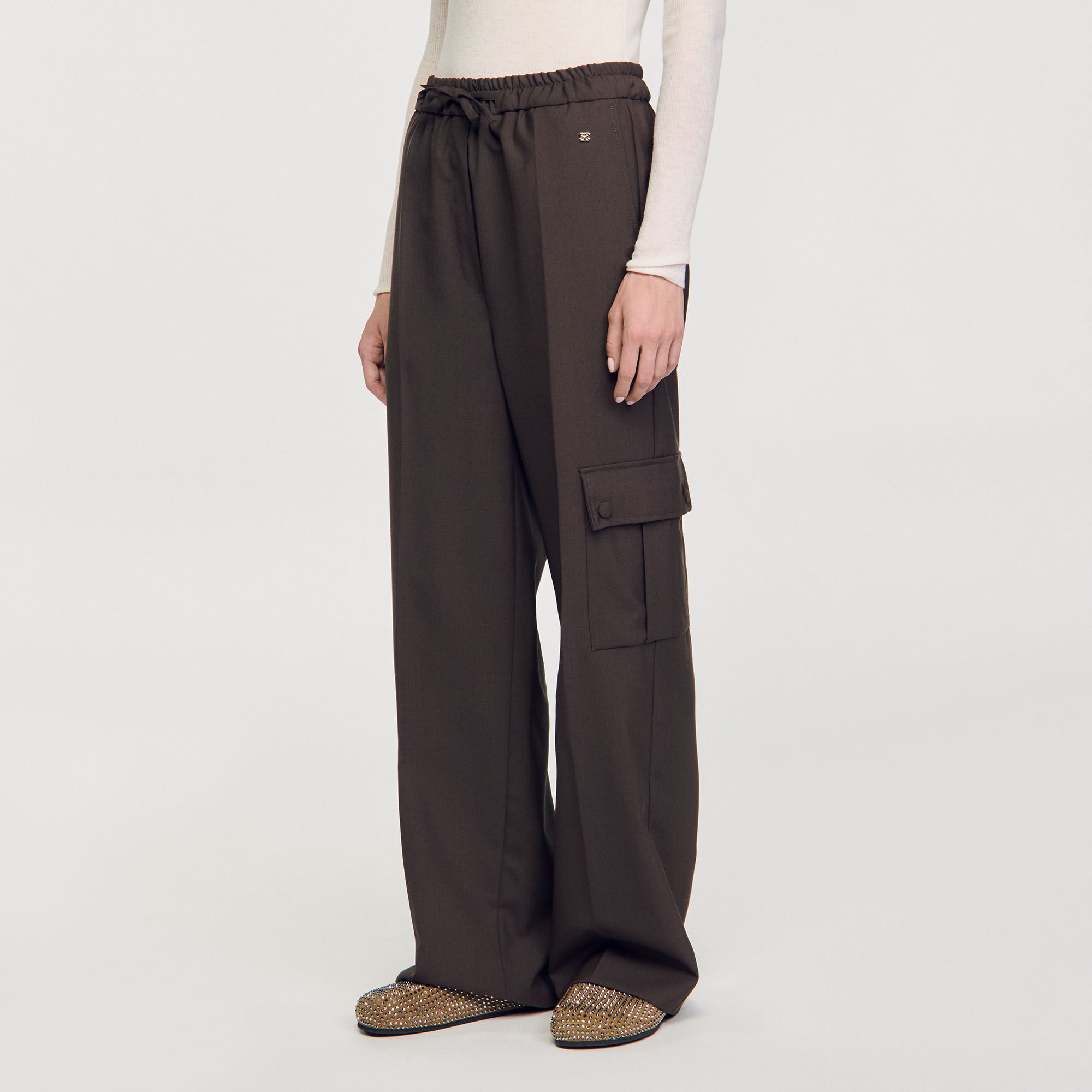 Elasticated waist trousers