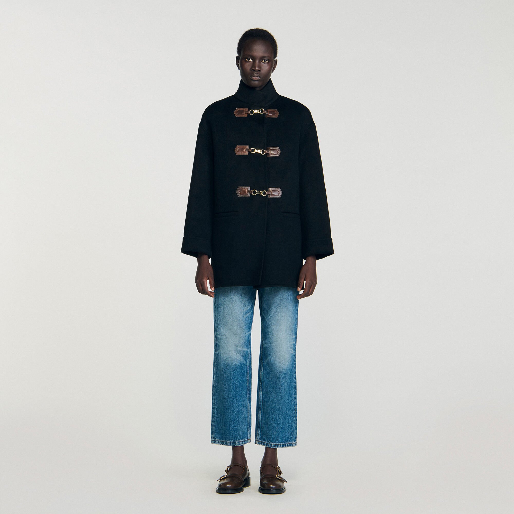 Oversized pea coat