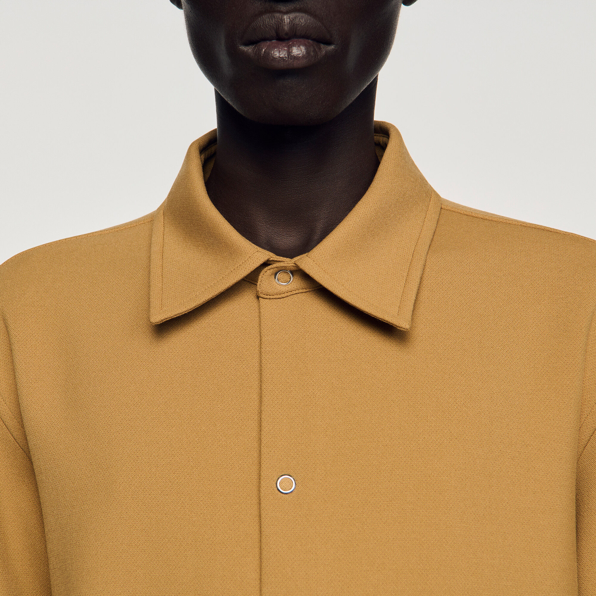 Chemise en jersey &agrave; manches longues