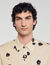 Floral print linen shirt