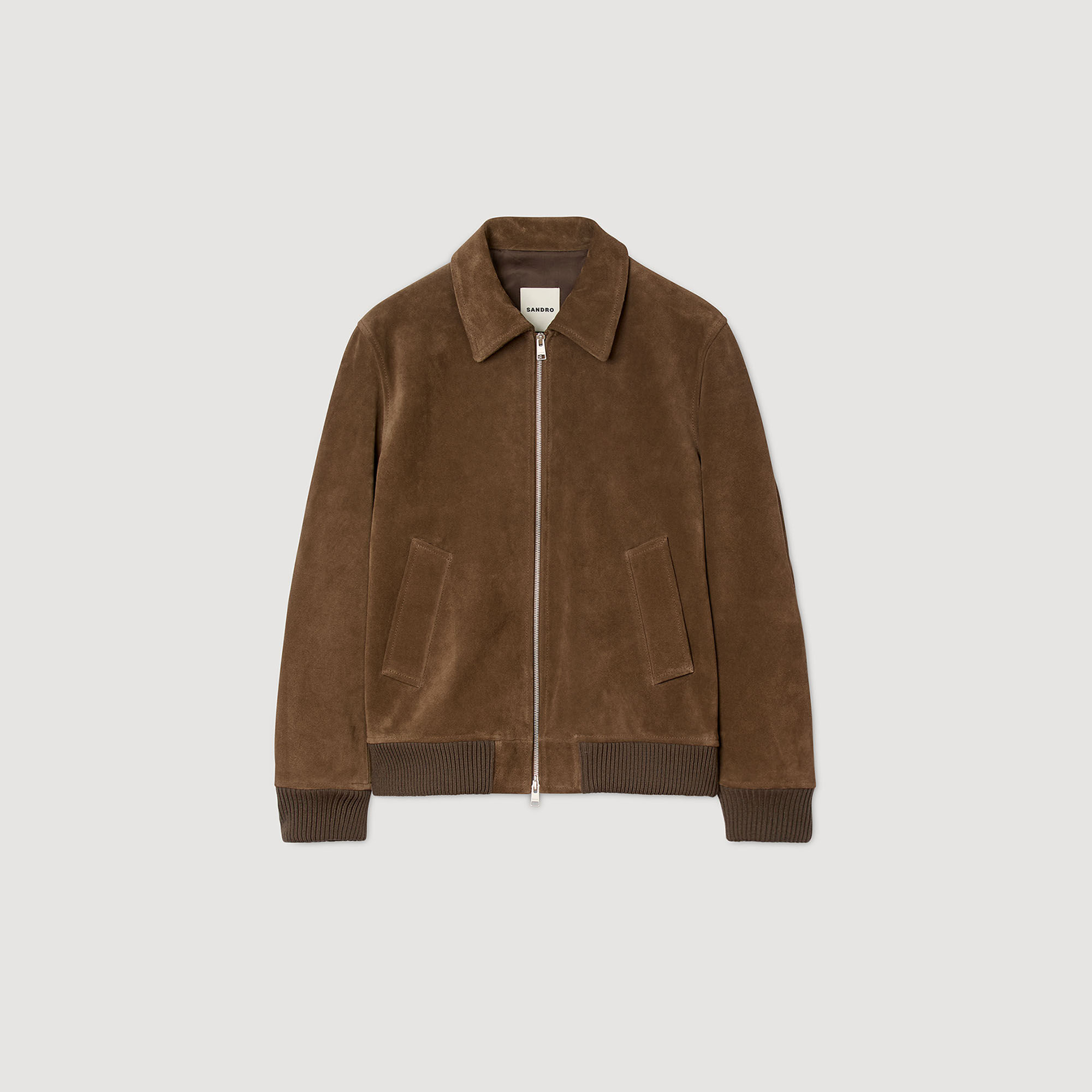 Blouson mit umgeschlagenem Kragen