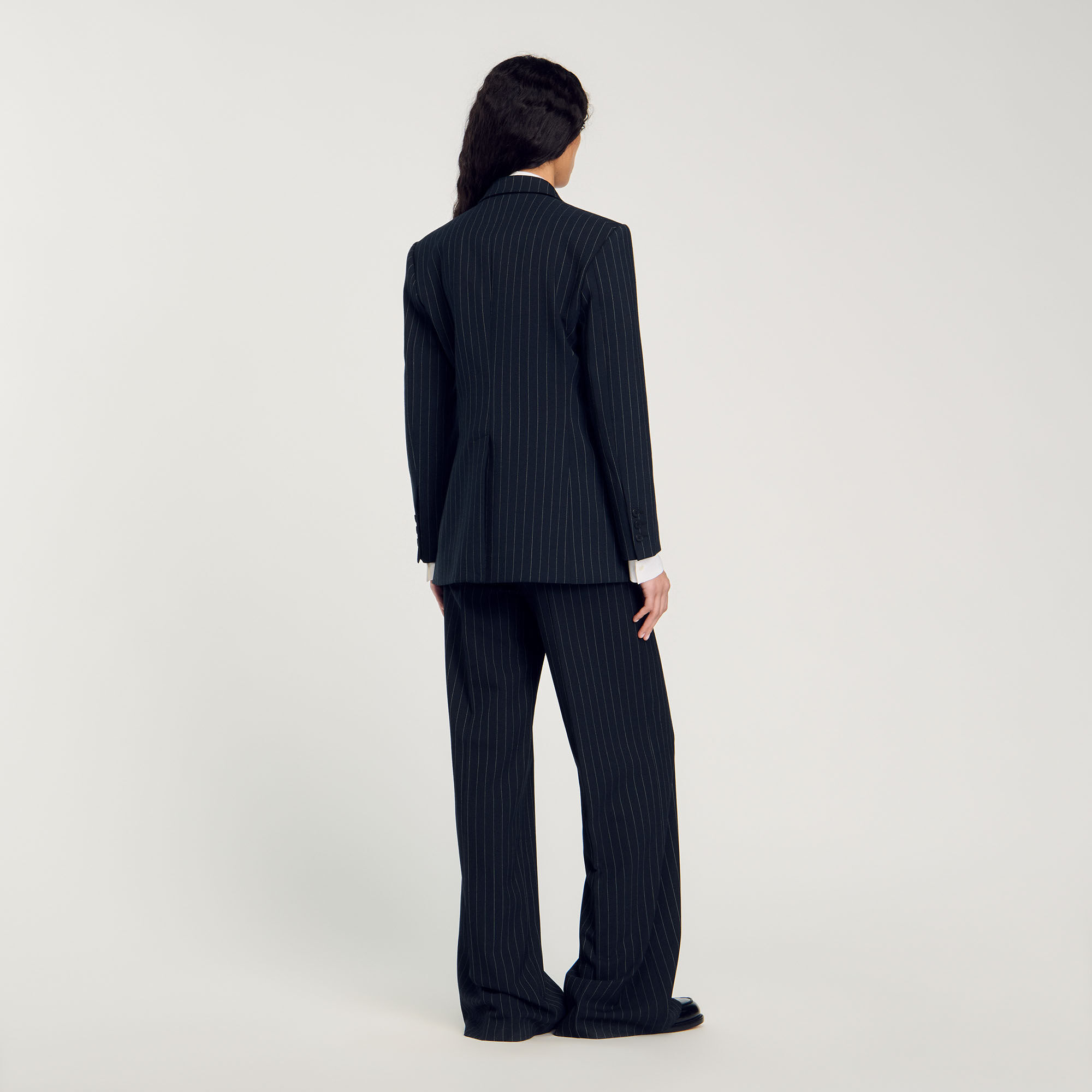 Veste de costume à rayures