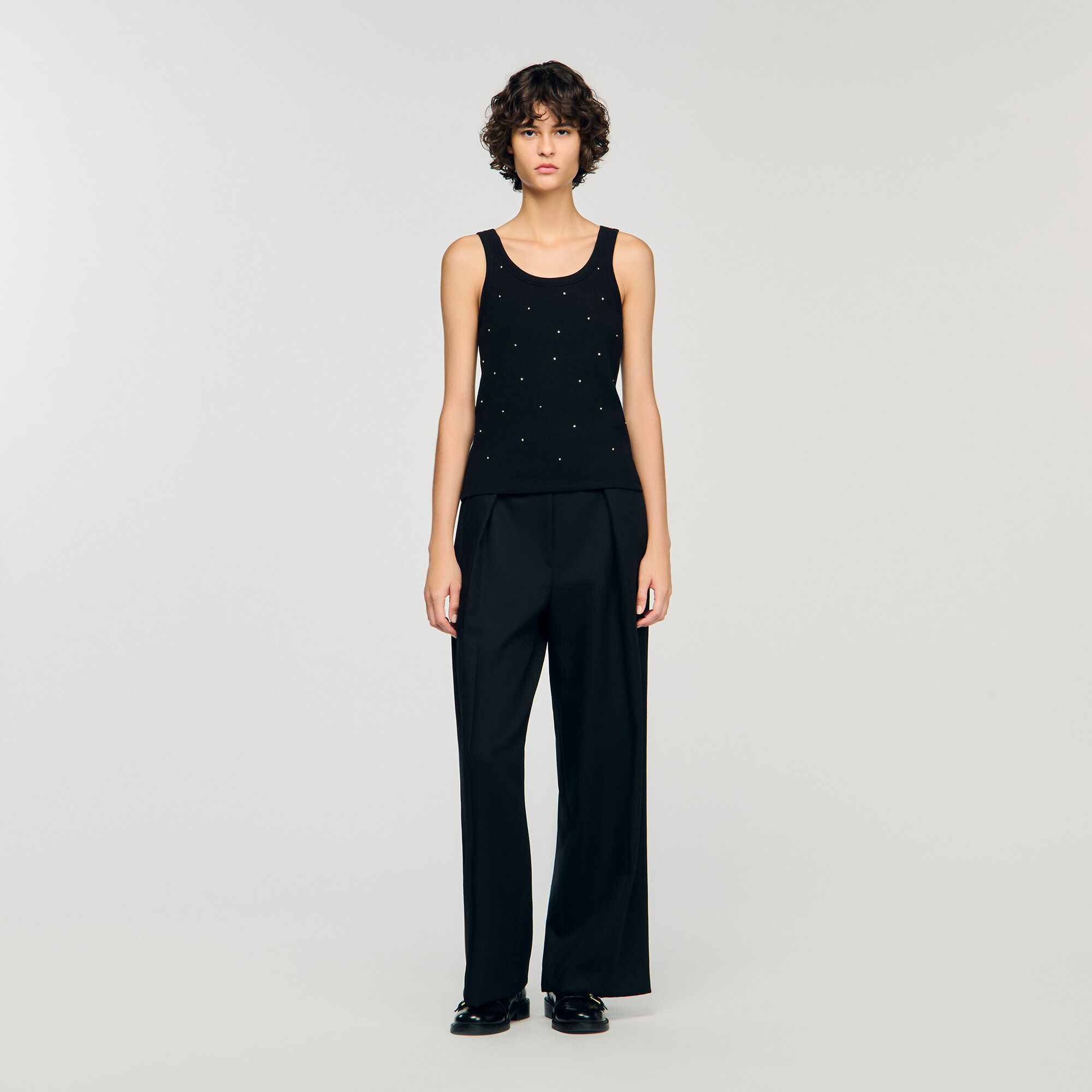Tanktop mit Strass