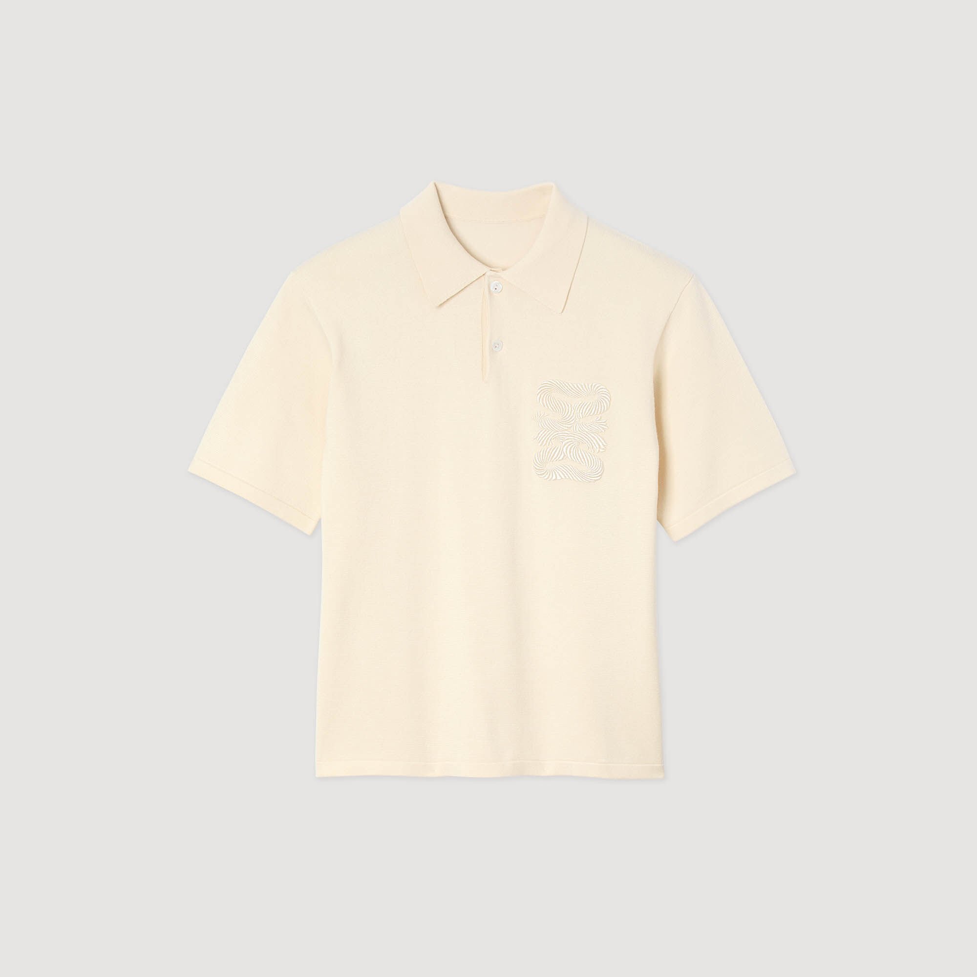 Polo à broderie corde