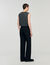 Wide-leg trousers with pleats