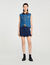 Sleeveless denim jacket