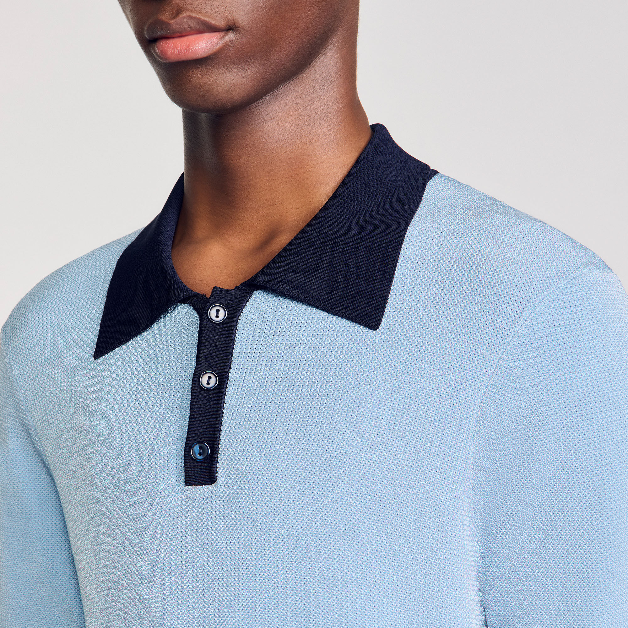 Polo bicolore