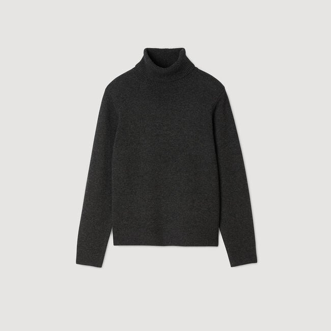 Wool and cashmere turtleneck jumper