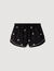 Shorts mit Perlen und Strass