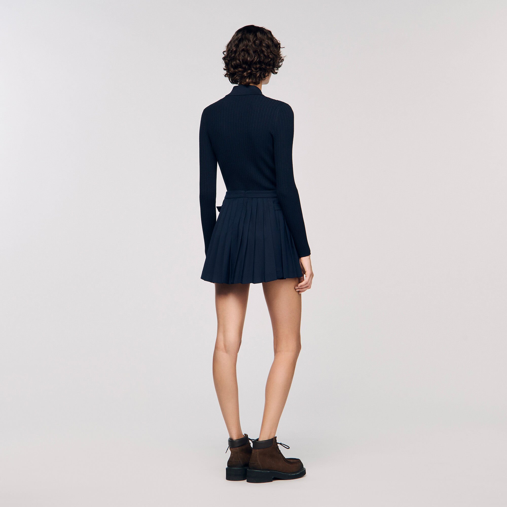 Jupe short à plis