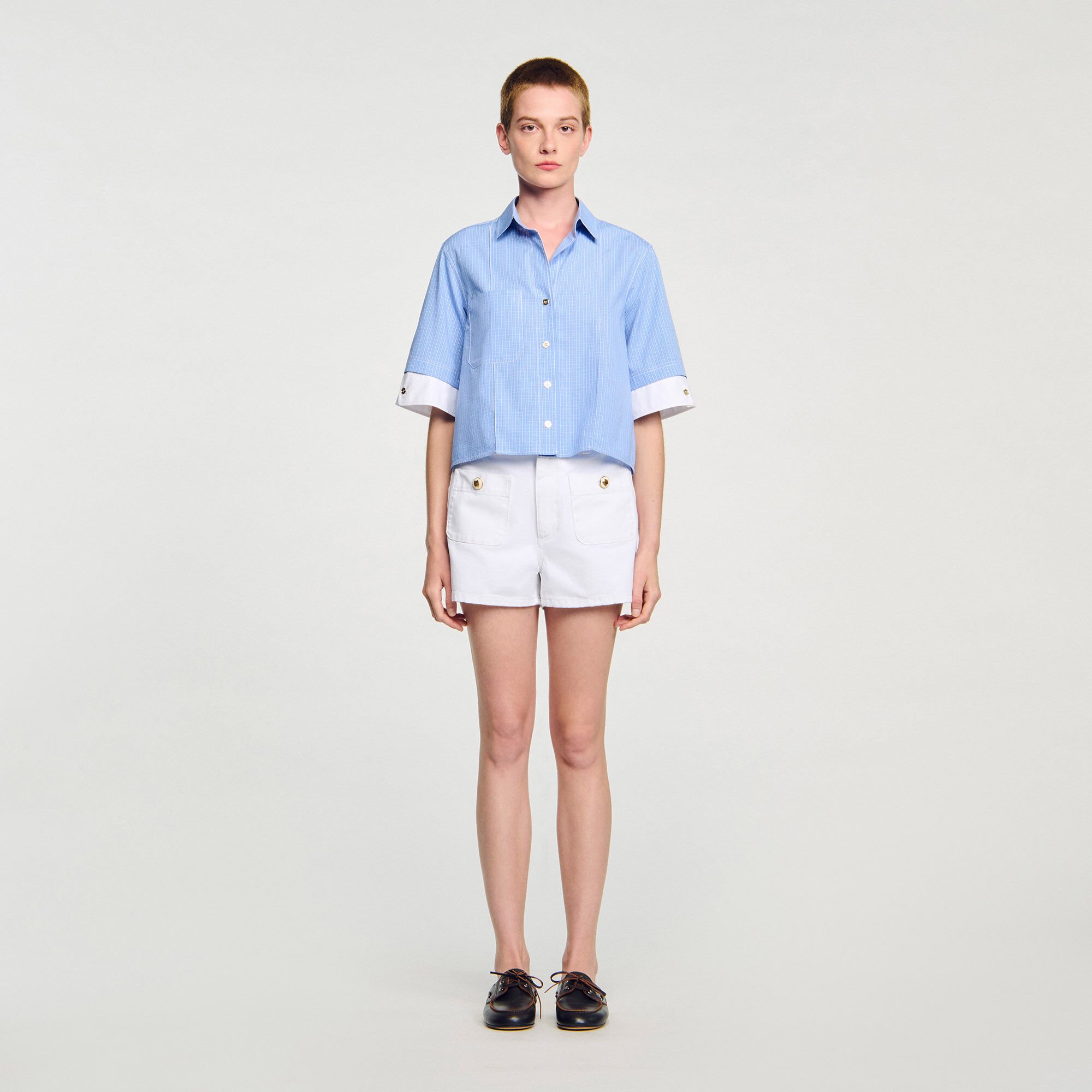 Denim shorts