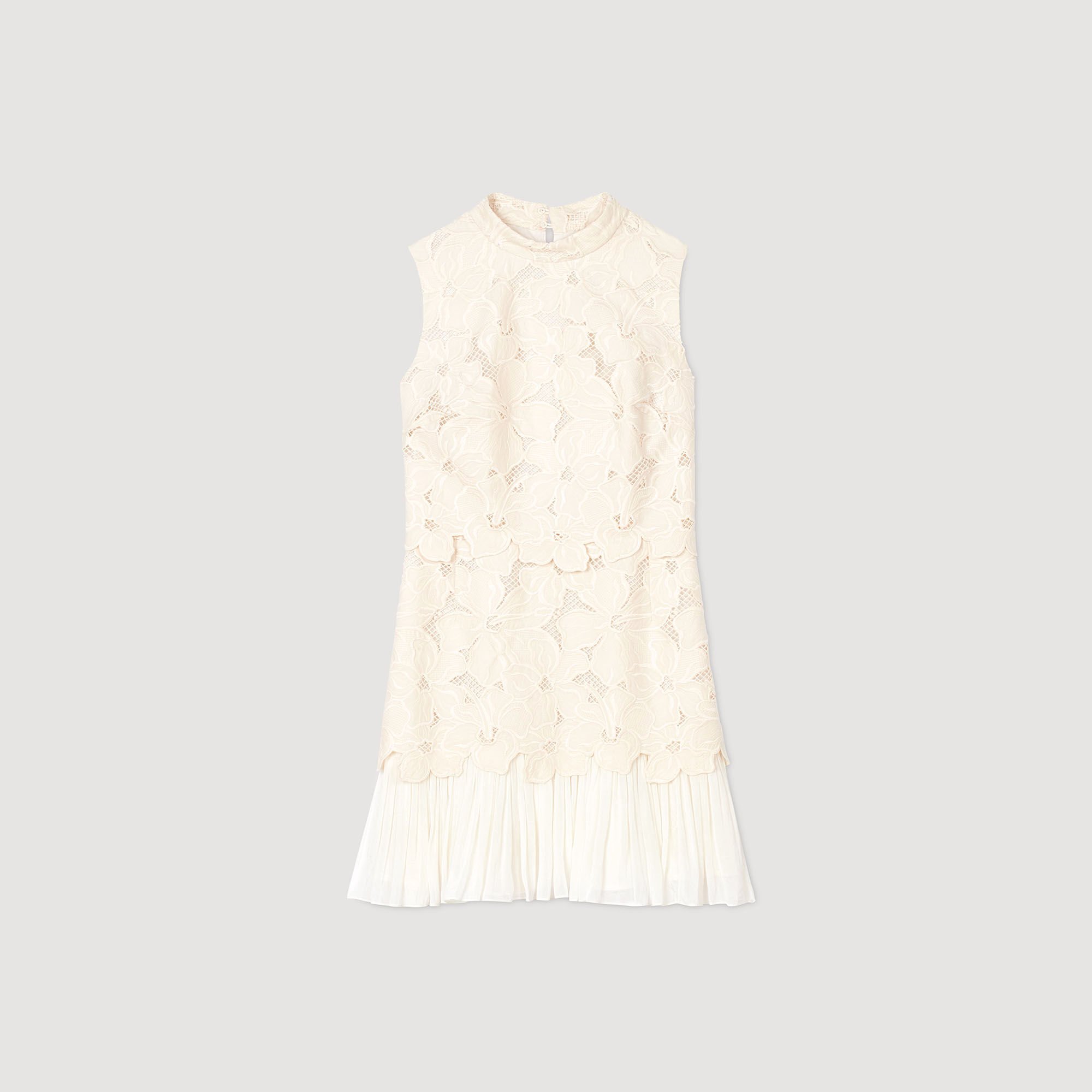 Short guipure dress
