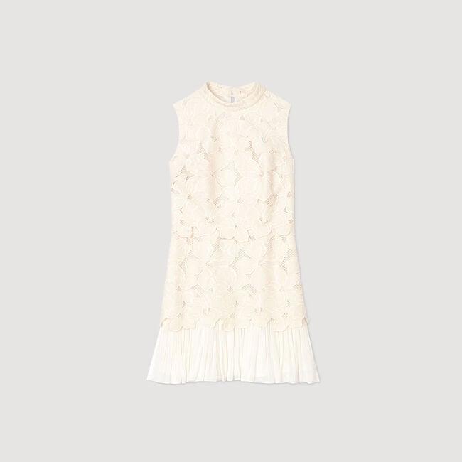 Short guipure dress