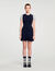 Kurzes Strickkleid im 2-in-1-Look