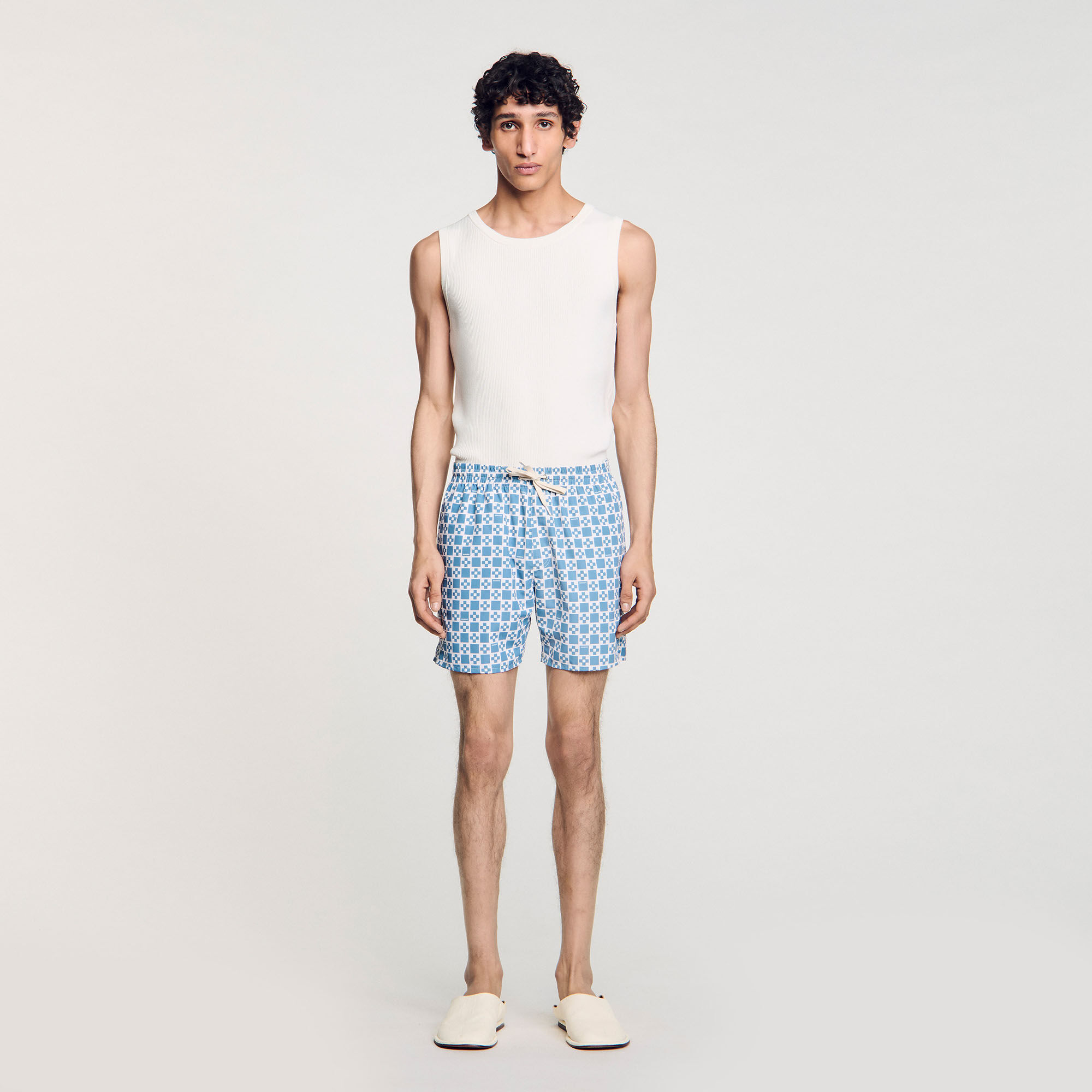 Square Cross swim shorts
