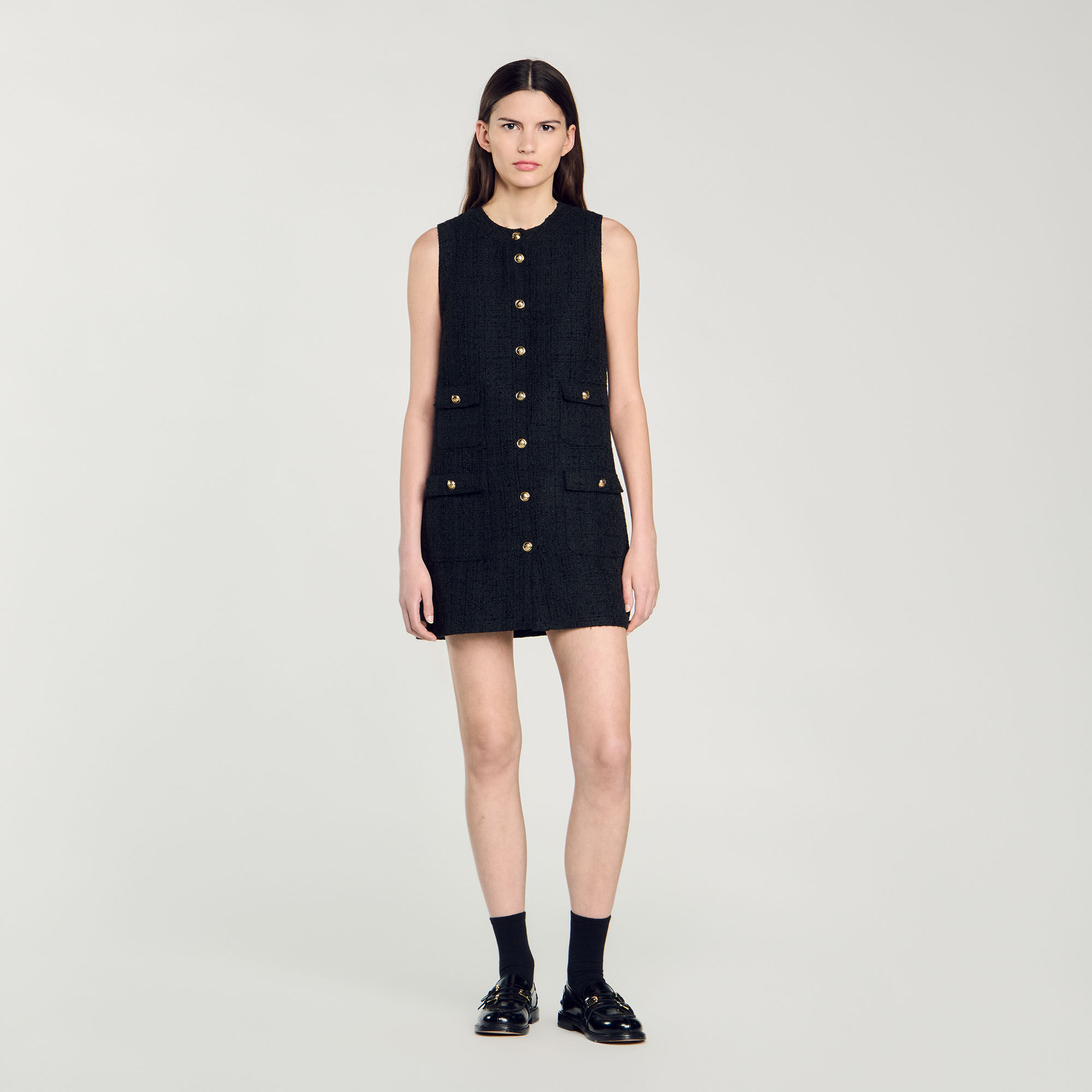 Short tweed dress
