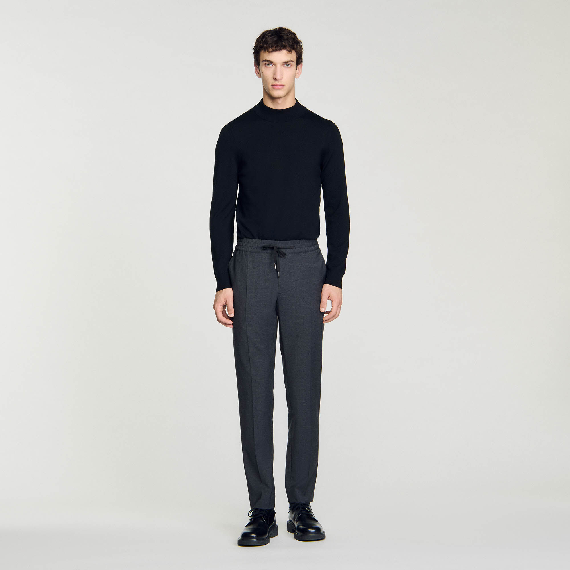 Elastische Hose mit geradem Schnitt