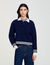 Strickpullover mit Zopfmuster