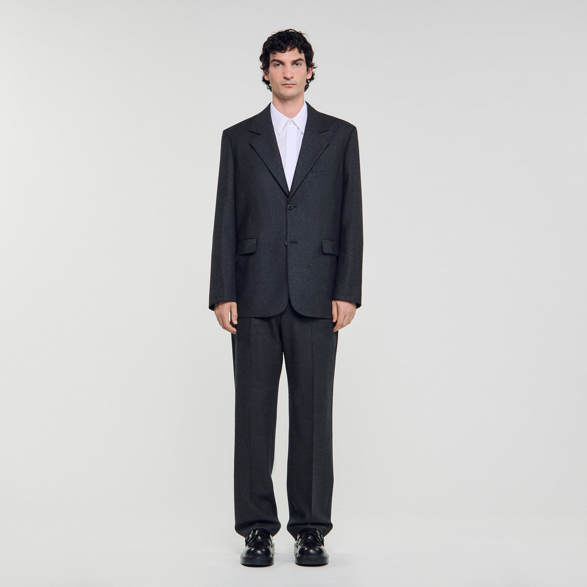 Wool suit jacket
