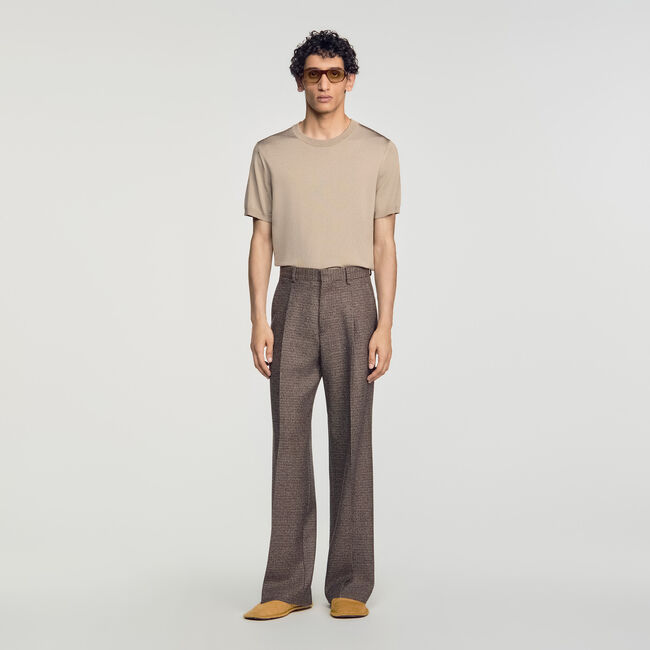 Wool suit trousers - Men | Sandro
