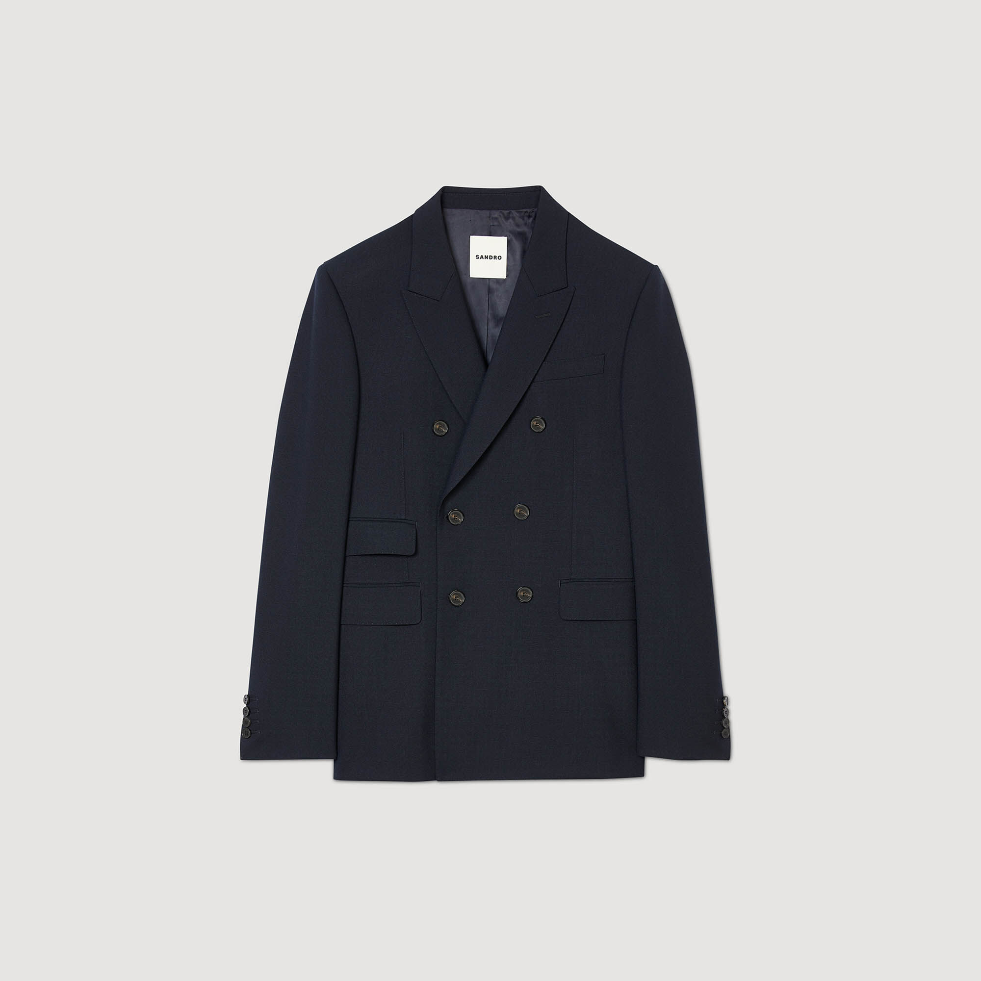 Double-breasted suit jacket