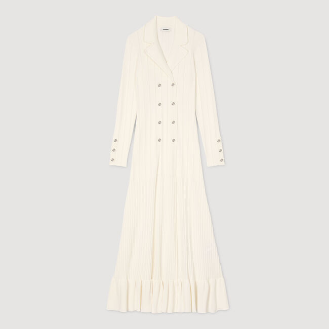 Langes Strickkleid