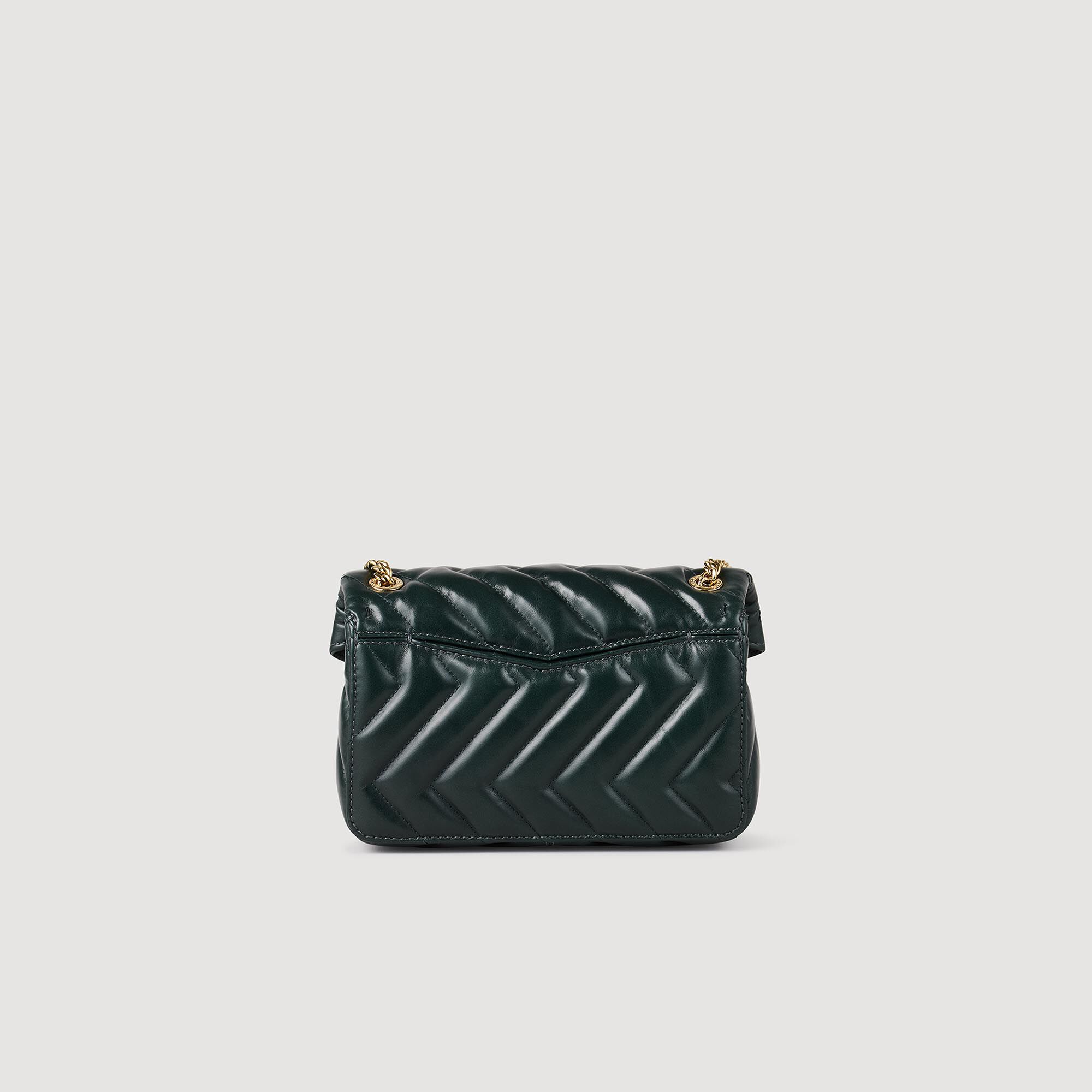 Yza small plain leather bag