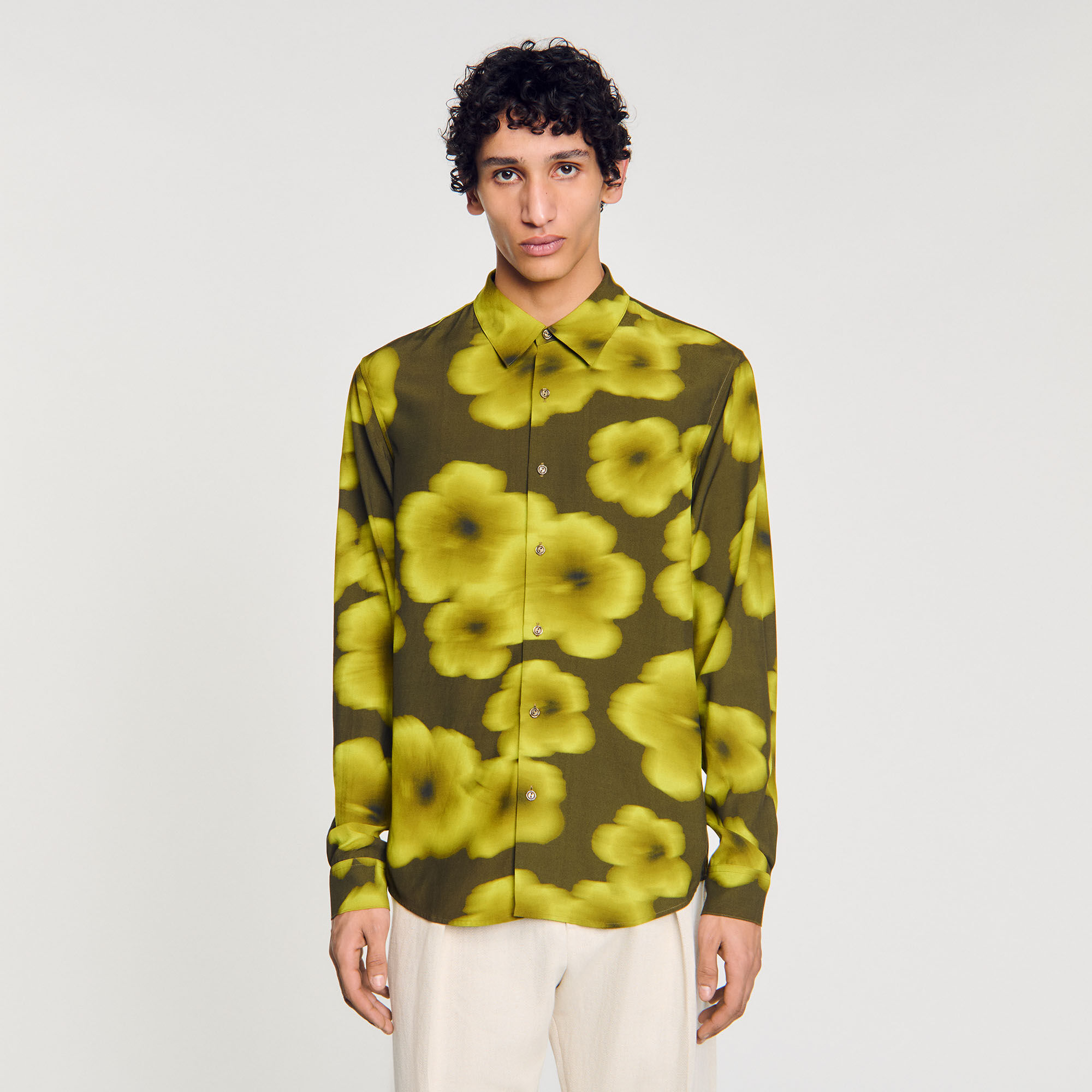 Chemise fluide imprimé fleurs