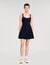 Robe courte en maille