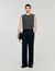 Wide-leg trousers with pleats