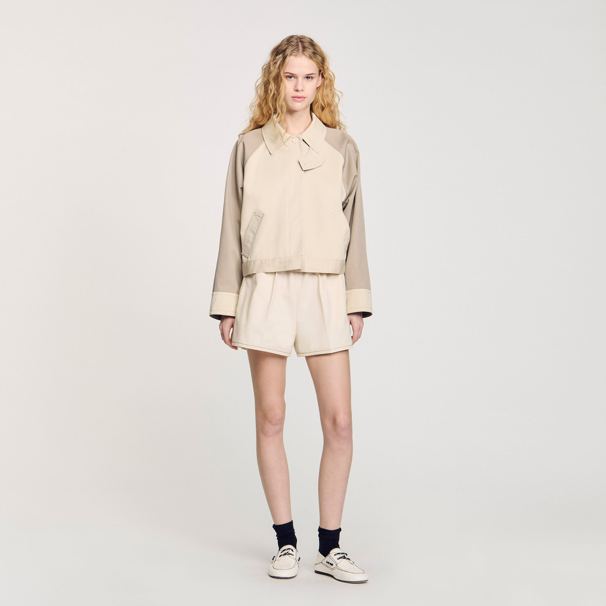Blouson bicolore 