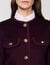Veste double face boutonnée
