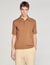 Cotton and silk polo shirt