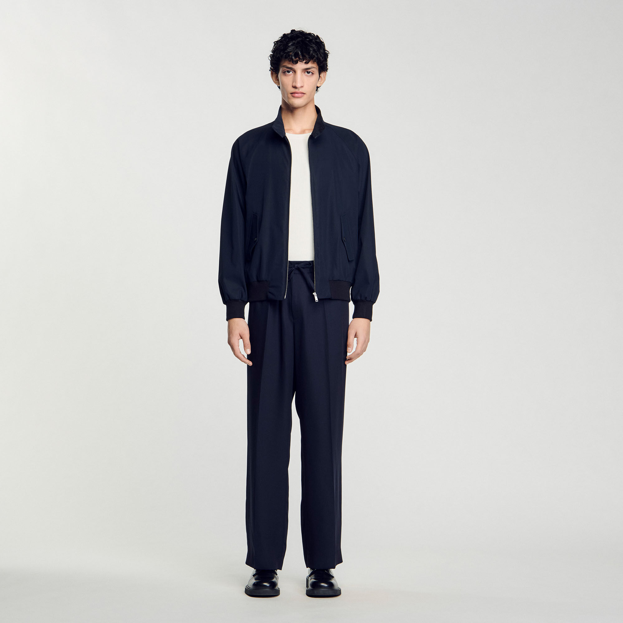 High-neck jacket