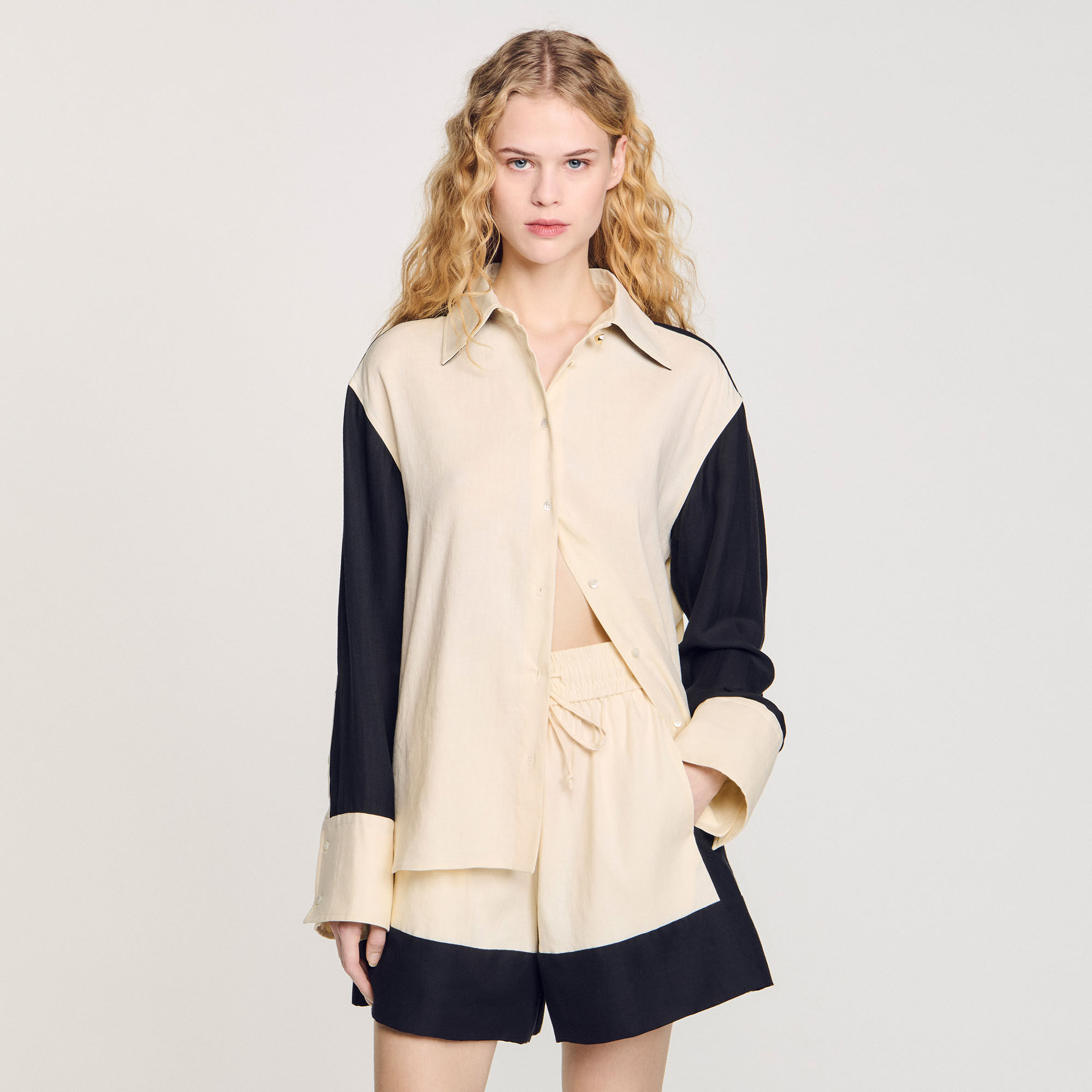 Two-tone shirt