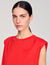 Kurzes drapiertes T-Shirt