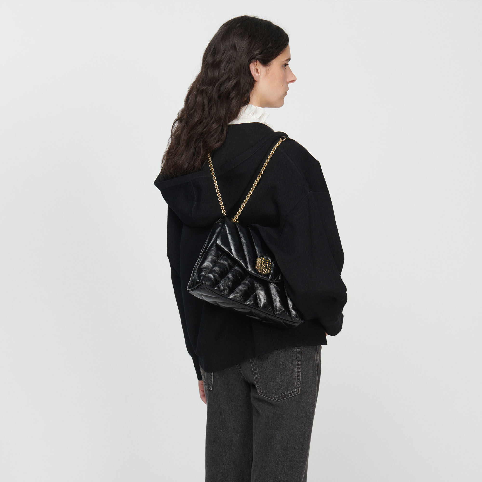 Sac Mila en cuir matelassé