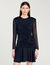 Robe courte drapée