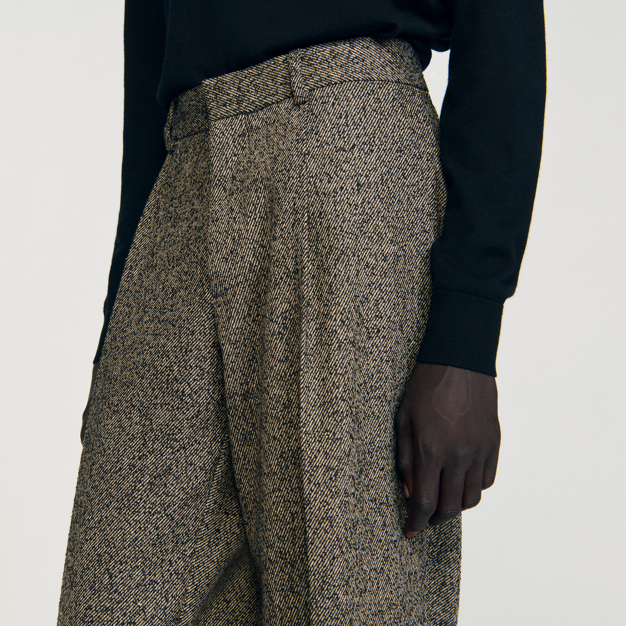 Pantalon de costume large 