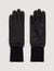 Handschuhe aus Leder und Rippstrick - Damen | Sandro