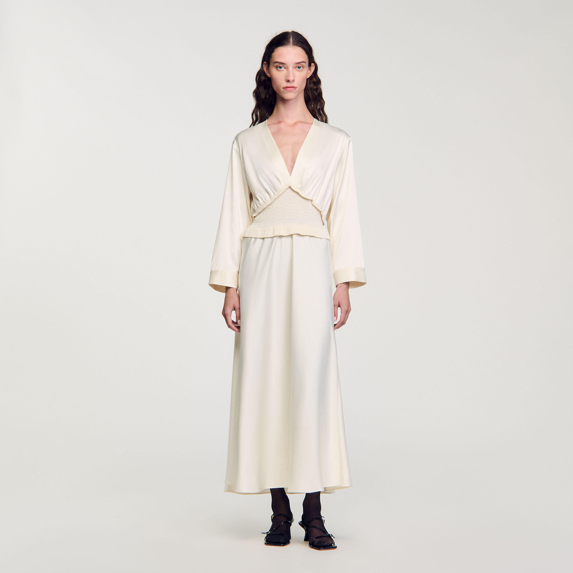 Robe portefeuille sandro top