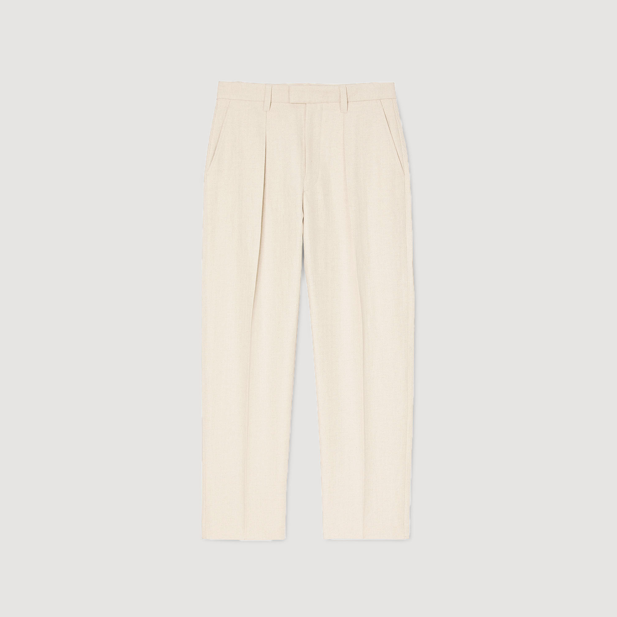 Weite Bundfaltenhose