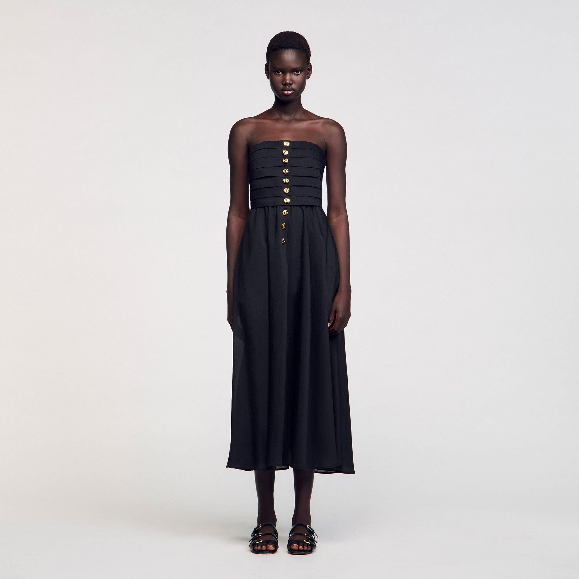 Langes Bustierkleid