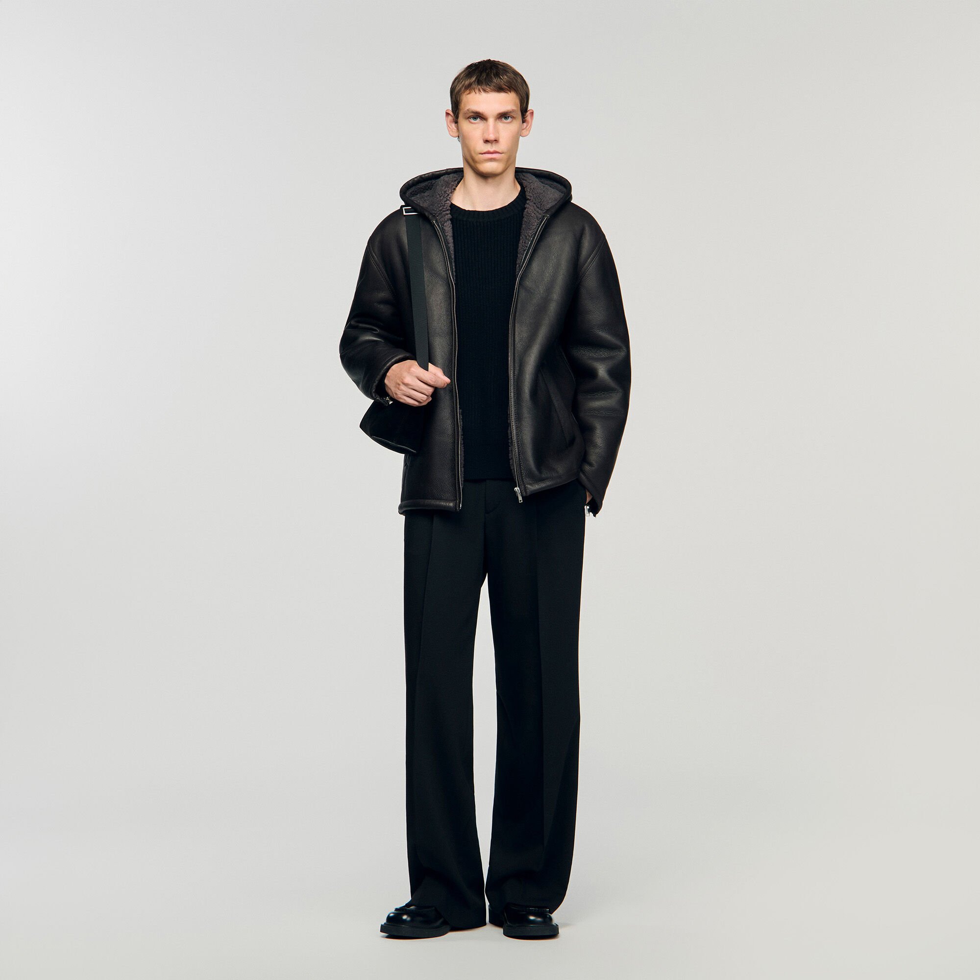 Shearling leather jacket