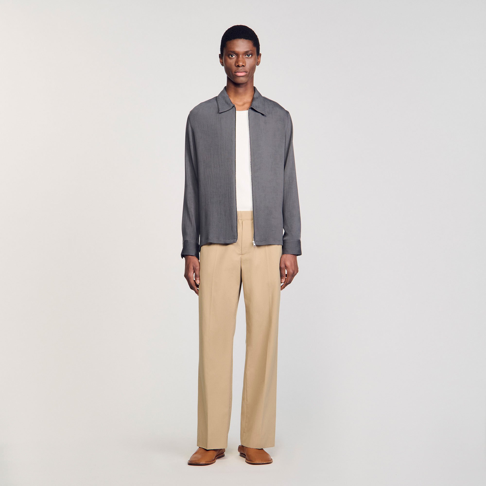 Pleated shirt