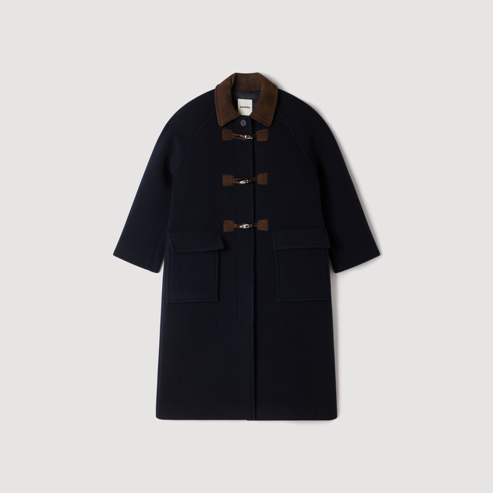 Double-faced wool duffel coat - Women | Sandro