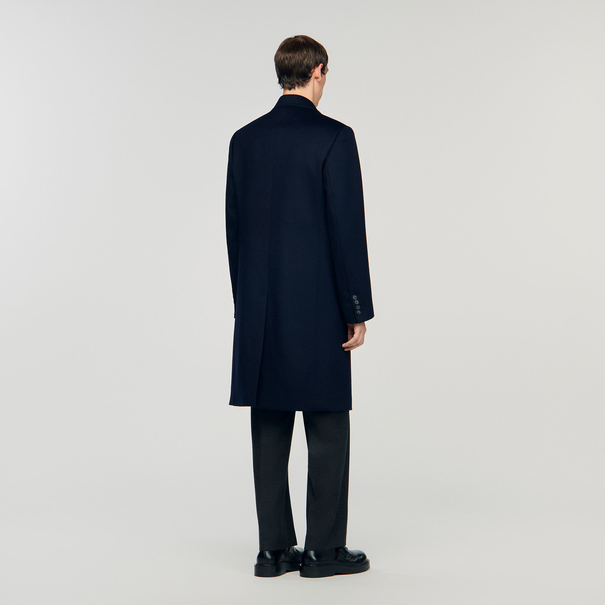 Wool and cashmere coat
