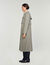 Trenchcoat mit Hahnentrittmuster