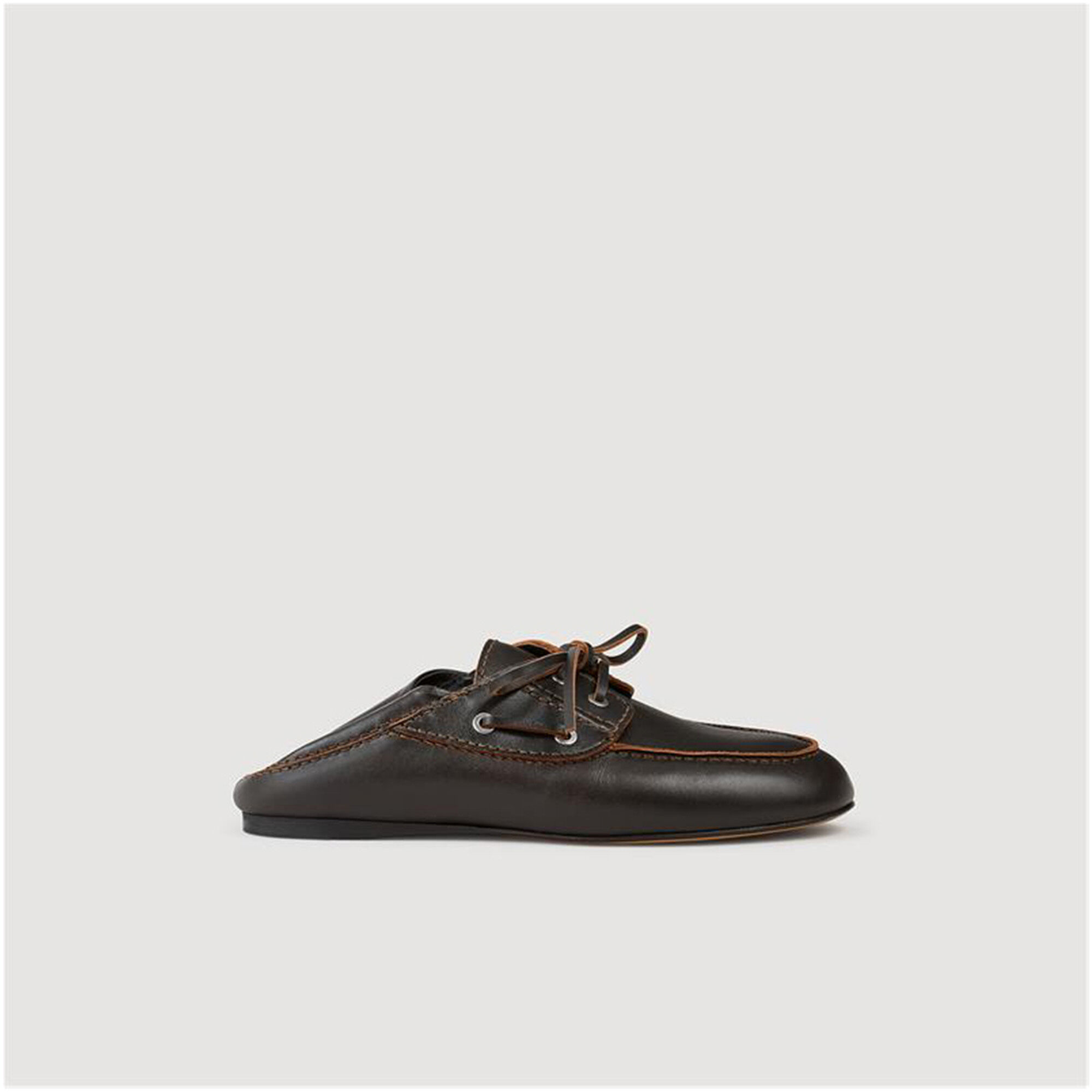 Leather loafers